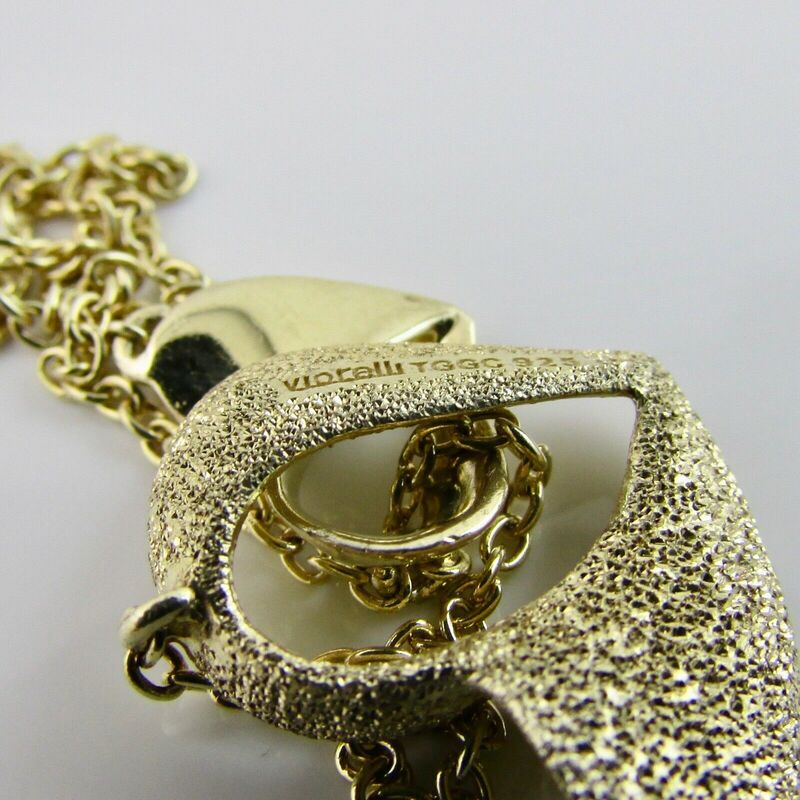 Silver Gilt 925 Chain Link Necklace 20