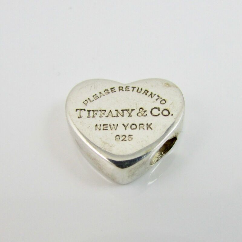 Silver Please Return To Tiffany & Co. New York 925 Heart Padlock