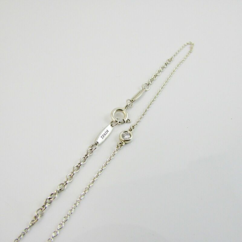 Tiffany & Co. Elsa Peretti Diamonds By The Yard Bracelet Sterling Silver .03 Diamond 2